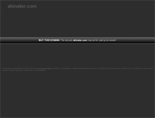 Tablet Screenshot of akinater.com